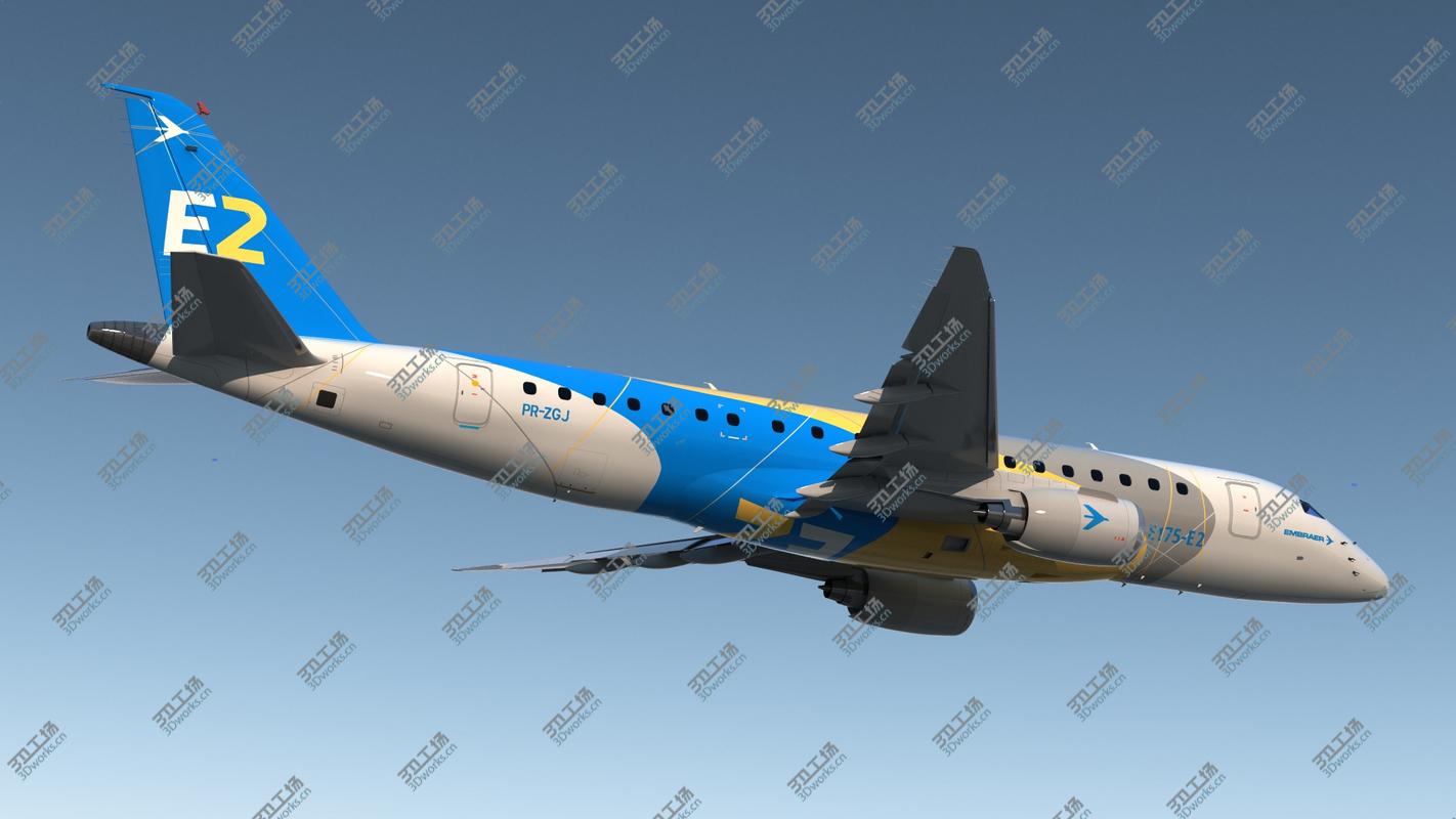 images/goods_img/20210319/Embraer E-Jet E175-E2 3D/2.jpg